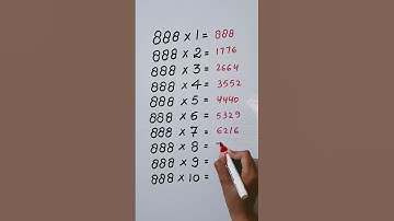 Find mistake in last digit of Table 888...🤔#maths #reasoning #trending