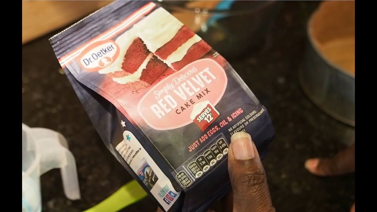 Cooking With D Shop Bought Reviews: Dr Oetker Red Velvet Cake Mix - YouTube