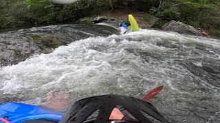 Learning how to loop! (poorly) With local legend, Jackson Burden. Eternity Hole, East Fork of Tuck