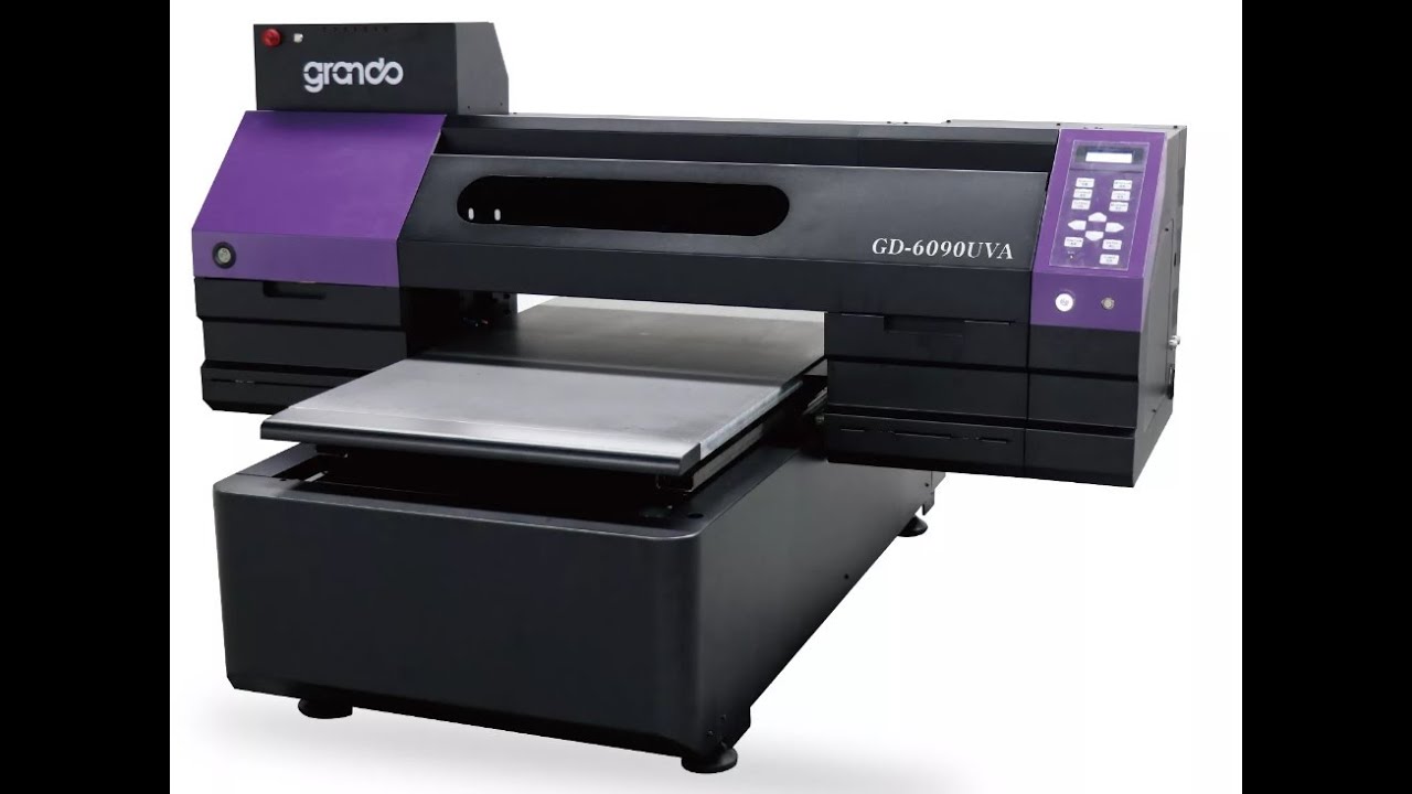 Grando New 6090 UVA Flatbed Printer YouTube