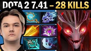 Spectre Dota 2 7.41 with 28 Kills and Crellaz - Dota 2 Gameplay