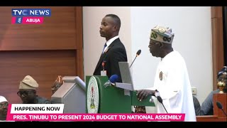 President Tinubu's Speech As He Presents N27.5trn 2024 ‘Budget Of Renewed Hope’