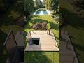 There’s a SECRET Luxury Room Under This Lawn 😳🤯🏡| Backyard Secret Room Build Timelapse