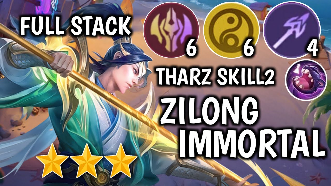 ZILONG IMMORTAL FULL STACK! COMBO 6 IMMORTAL 6 CADUA 4 LANCER! Magic ...