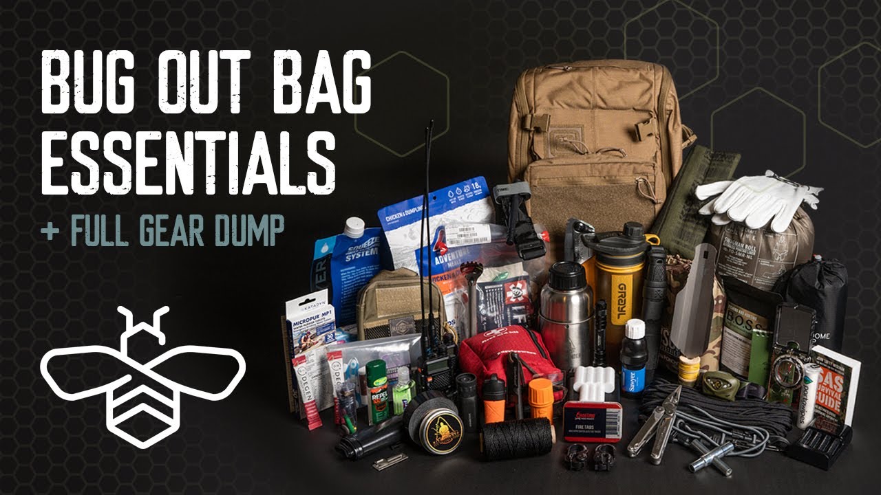 Lightweight Bug Out Bag Essentials + Full Gear Dump! 