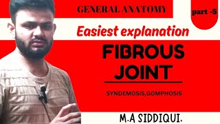 FIBROUS JOINT|| TYPES || FUNCTION||EXPLAINED IN HINDI (PART 4) | #anatomybyanas
