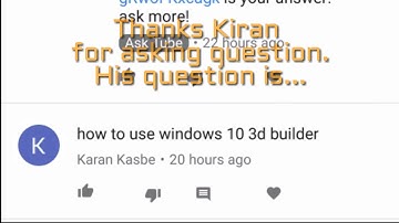 How to use 3d builder in windows 10?