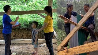 Looking back 3 weeks - Single mother building a CABIN - Harvesting agricultural products to sell