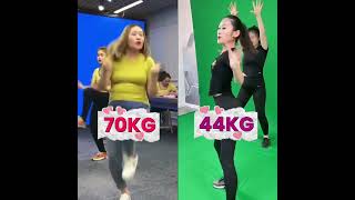 THE BEST VERSION! 🌟 From 70kg to 44kg. How She Found Her True Beauty Today✨️👍 #Shorts #wanyomori