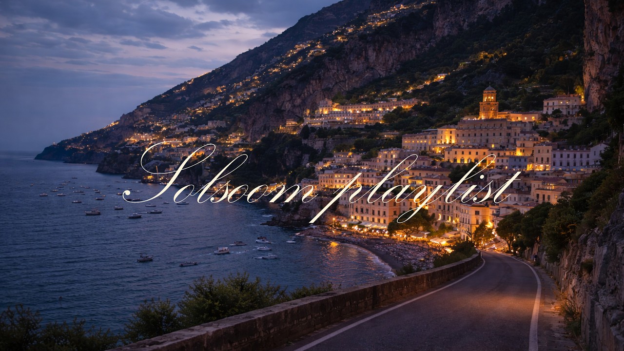 Playlist l 해가 지는 초저녁, 아말피 해변에서 와인 한 잔 A glass of wine at sunset on the Amalfi