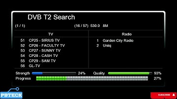 🔵 How To Scan Local Digital Channels On Master Decoder  | Pbteck