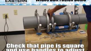 Widos Tool Demo   Hydraulic Butt Fusion with Music