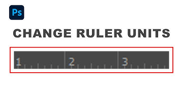 How to change Ruler Units in Photoshop
