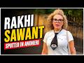 Rakhi Sawant Spotted In Andheri