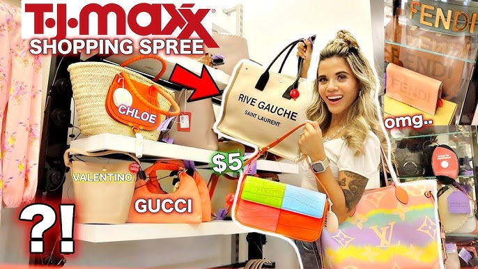 LUXURY SHOPPING SPREE AT TJMAXX, MARSHALLS, & ROSS! we found FENDI, GUCCI,  VALENTINO, LV & MORE! 