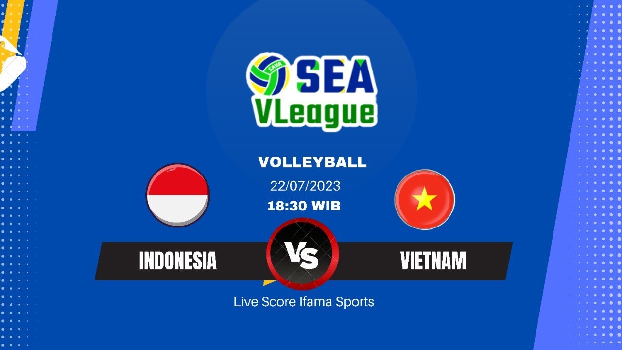 🔴INDONESIA VS VIETNAM - VOLLEYBALL SEA V.LEAGUE LIVESCORE