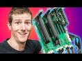 Building the $100,000 PC Pt. 2 - SO MANY PCIe CARDS