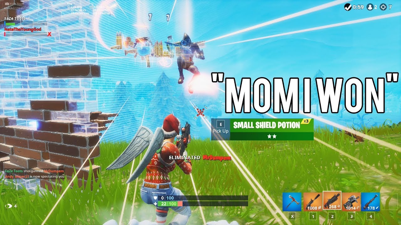 CARRYING 10 YEAR OLD TO HIS FIRST FORTNITE WIN