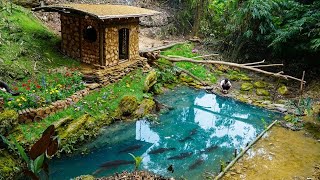 Download Lagu Build a fish pond along the stream. Build a farm in the forest all by yourself. MP3