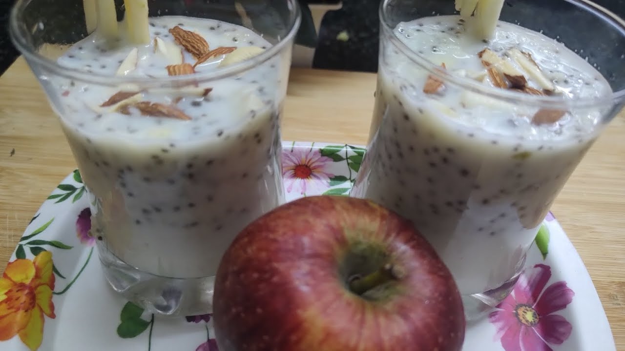 Apple Badaam Milk Shake ghar par banaye🤤| Ramadan Special Drink 🧃| Razia's Kitchen and Vlogs