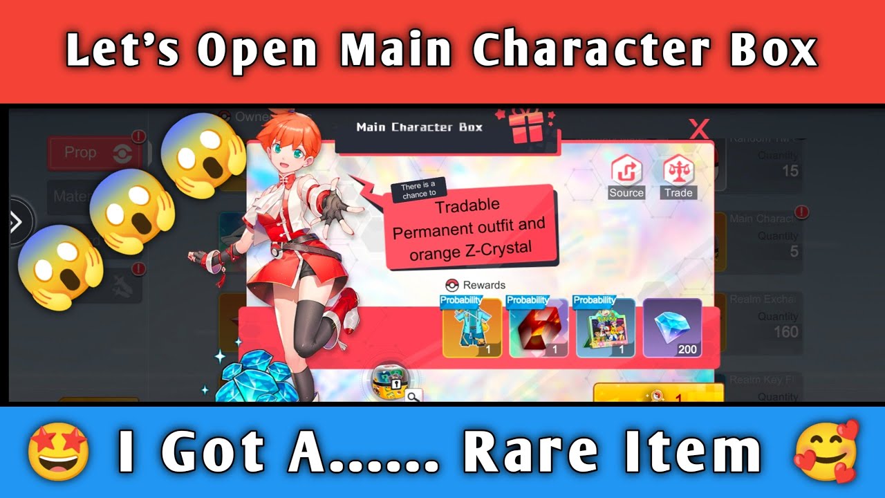 Let's Open Main Character Box In Pokemon World | Pokevers World ...