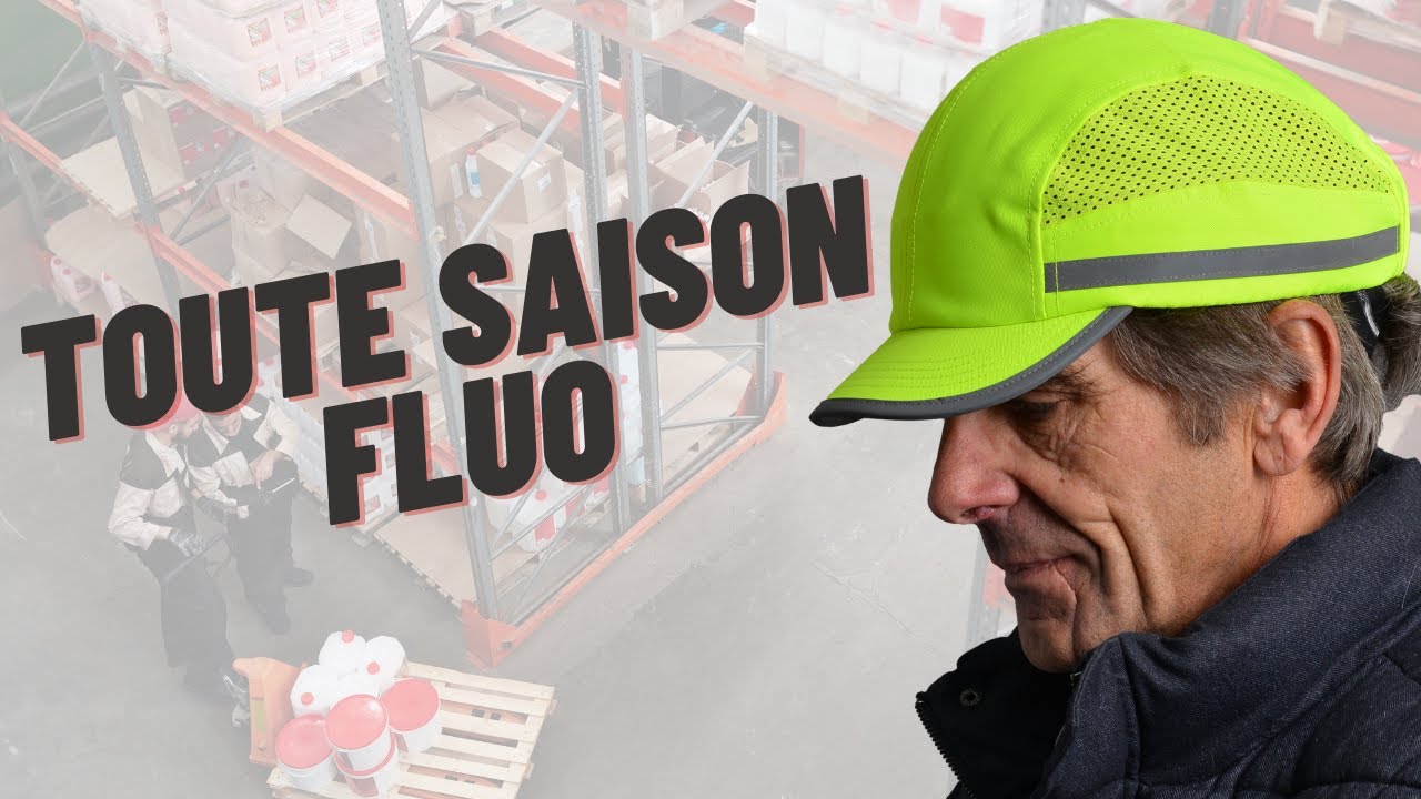 Casquette de sécurité fluo - Toute saison jaune - Surflex protection