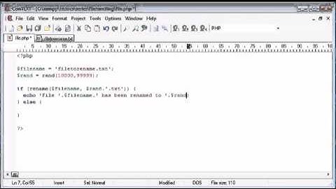 Beginner PHP Tutorial   86   File Handling Deleting and Renaming Files