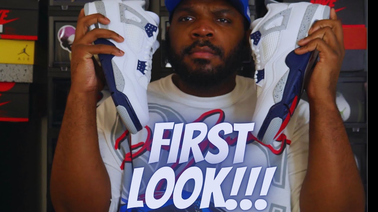FIRST LOOK!! Air Jordan 4 Midnight Navy Early Unboxing/Review YouTube
