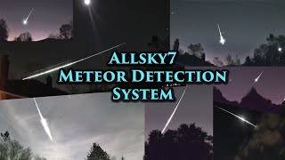 Fireball/Meteor Compilation from My AllSky7 Meteor Detection System