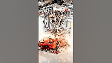 Witness the futuristic automated assembly #supercar #automation #factory #shorts #mustwatch #tech