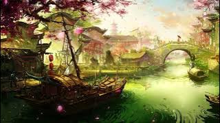 Musik Relaksasi Cina Yang Indah Guzheng dan Zen Instrumen Seruling Bambu Untuk Meditasi
