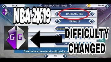 HOW TO CHANGE DIFFICULTY IN NBA 2K19