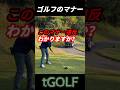 【ゴルフマナー編】このマナー違反わかりますか？ #tgolf #golf #shorts #shortvideo