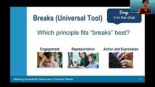 Matching Accessibility Resources to Students’ Needs Hands-On Training