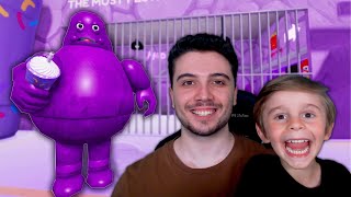 🥤 GRIMACE SHAKE BARRY HAPİSHANESİNDEN KAÇIŞ😱 ROBLOX GRIMACE BARRY'S PRISON RUN!