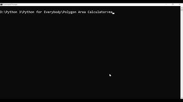 Polygon Area Calculator: Python for Everybody