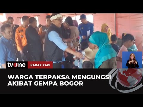 Dampak Gempa Bogor, 30 Keluarga Menetap di Posko Pengungsian | Kabar Pagi tvOne