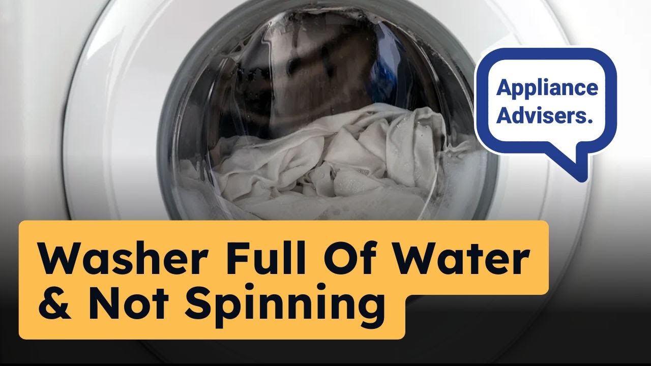 Washer Full Of Water And Stuck What To Do Next Youtube 