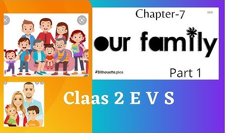 #OUR FAMILY# CLASS -2#              #E V S#chapter -7#part -1#Little children #