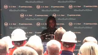 Chardae Jones (Braddock Borough Councilwoman) - Sept. 4, 2024 rally event, clip 2