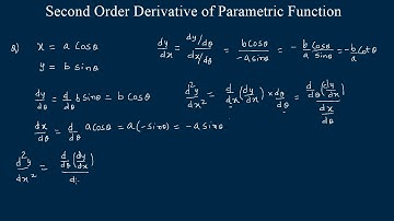 Second Order Differentiation of Parametric Function Class 12 | #Kamaldheeriya