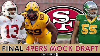 FINAL 2025 San Francisco 49ers Mock Draft WITH TRADES For All 7-Rounds Before 2025 NFL Draft