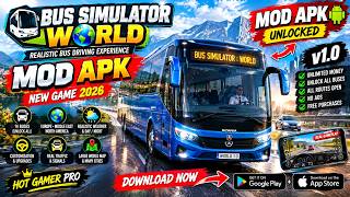 Bus Simulator World Mod APK 1.0 🔥 FIRST LOOK | New Bus Driving Game 2026 screenshot 2