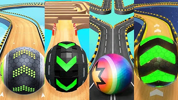 Going Balls VS Rolling Ball Sky Escape, Super Rolling Ball, BallRace 3D Gameplay Walkthrough Part 66