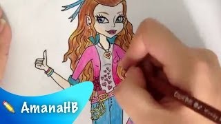 Monster High Speed Drawing for the Contest Winner TheUltimateMHFan