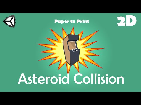Create Asteroid Collision in 2D Unity game