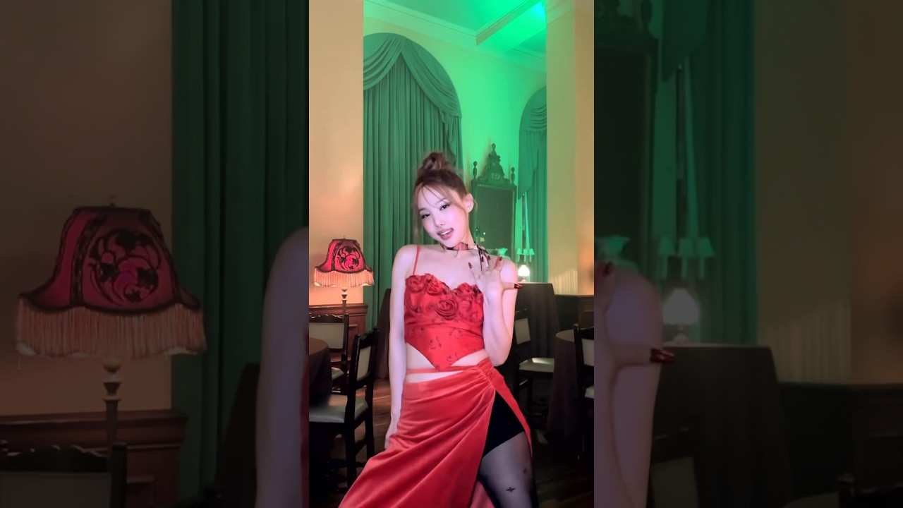nayeon red dress Red Big Bow Off-Shoulder Dress | Nayeon - Twice