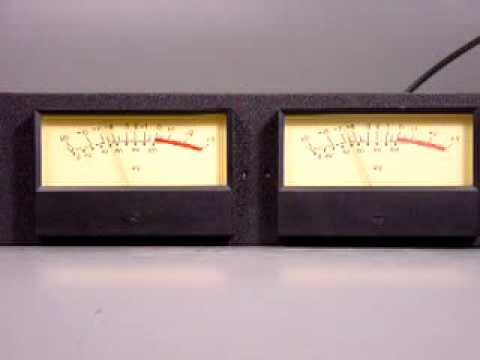 HiFi Audio Power Amplifier VU Meter DB Level Header