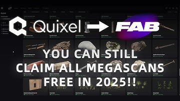 2025 Quixel Megascans Hack: How to Claim All Quixel Assets Free on FAB even after they become Paid!!