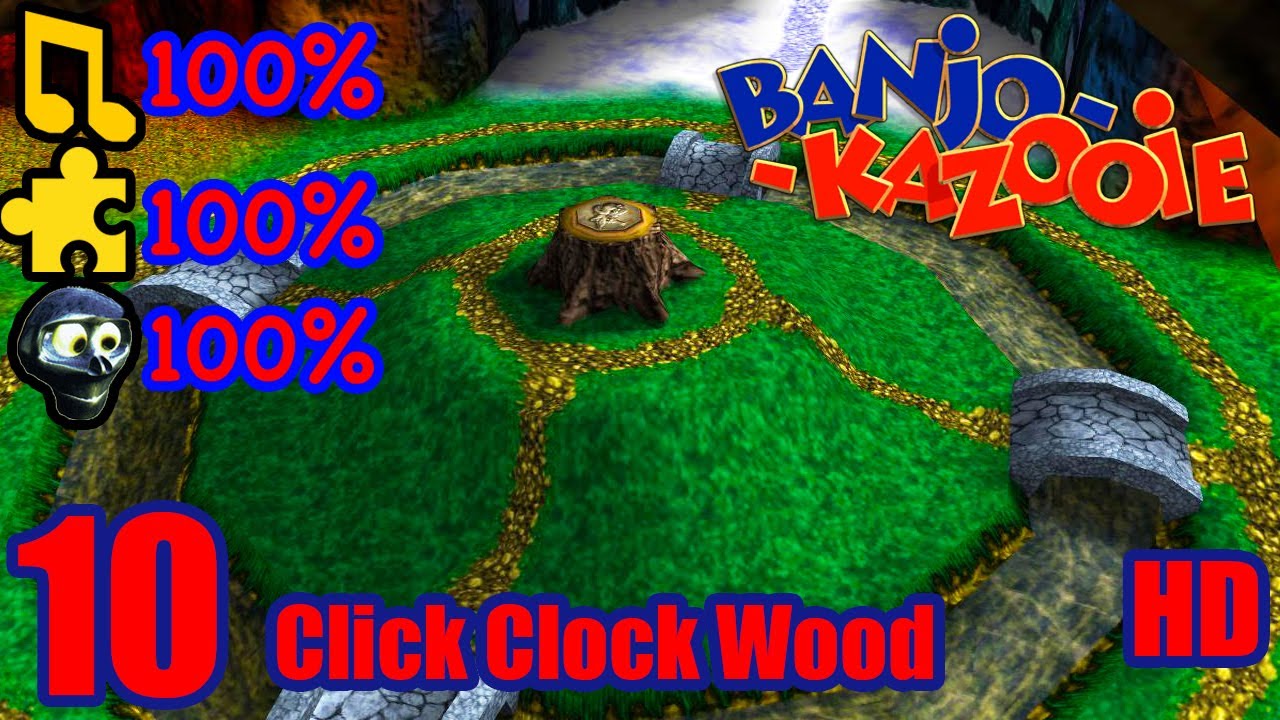 Banjo-Kazooie - Detonado PT-BR Pt. 10 - Click Clock Wood 